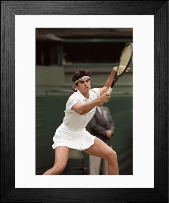 Framed Print : All England Lawn Tennis Championships at Wimbledon. Ladies Singles Fourth Round Framed Print : All England Lawn Tennis Championships at Wimbledon. Ladies Singles Fourth Round