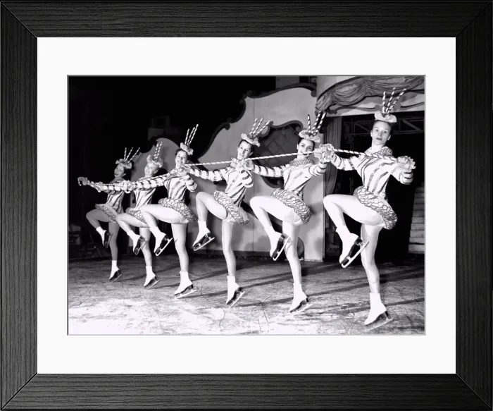 Framed Print : A place in the chorus of a big Ice Show is the dream of many a young skater Framed Print : A place in the chorus of a big Ice Show is the dream of many a young skater