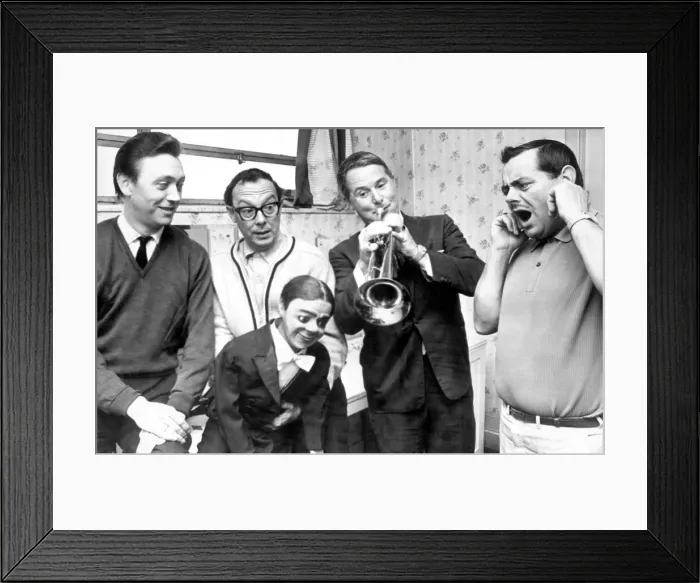 Framed Print : Morecombe & Wise appeared at Coventry Theatre in a rare stage show which ran for seven
