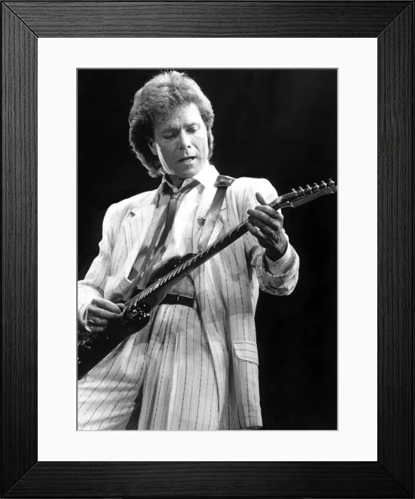 Framed Print : Cliff Richard in concert at the National Exhibition Centre, Birmingham Framed Print : Cliff Richard in concert at the National Exhibition Centre, Birmingham