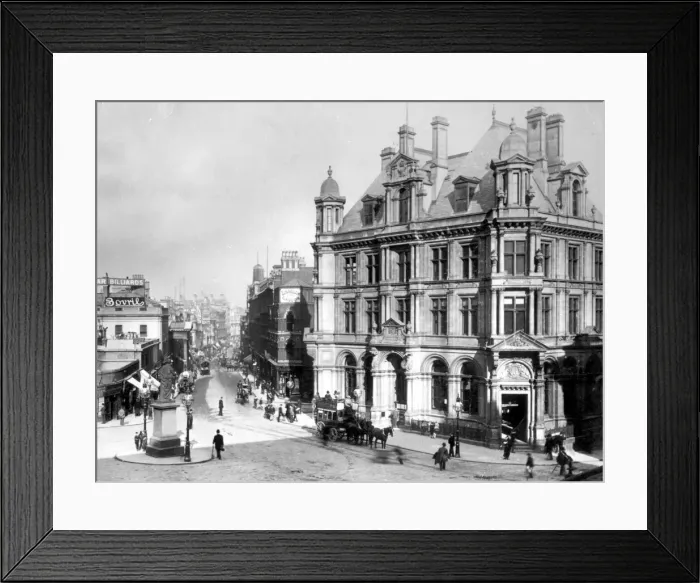 Framed Print : The Old Post Office, Victoria Square, Birmingham, six months after it opened in 1891