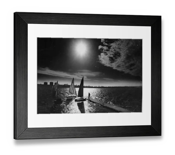 Framed Print : Reservoir at Bartley Green