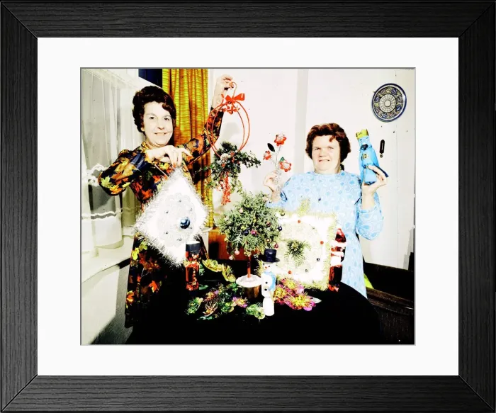 Framed Print : Christmas wrappings and presents. 15th November 1974 Framed Print : Christmas wrappings and presents. 15th November 1974