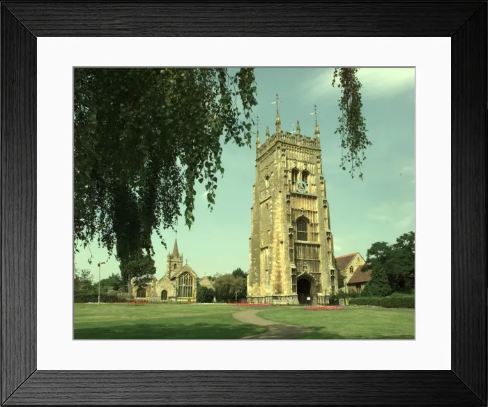 Framed Print : The Bell Tower in Abbey Park, Evesham. August 1997 Framed Print : The Bell Tower in Abbey Park, Evesham. August 1997