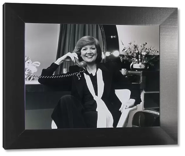 Cilla Black in her dressing room before her performance at the Coventry Theatre in '