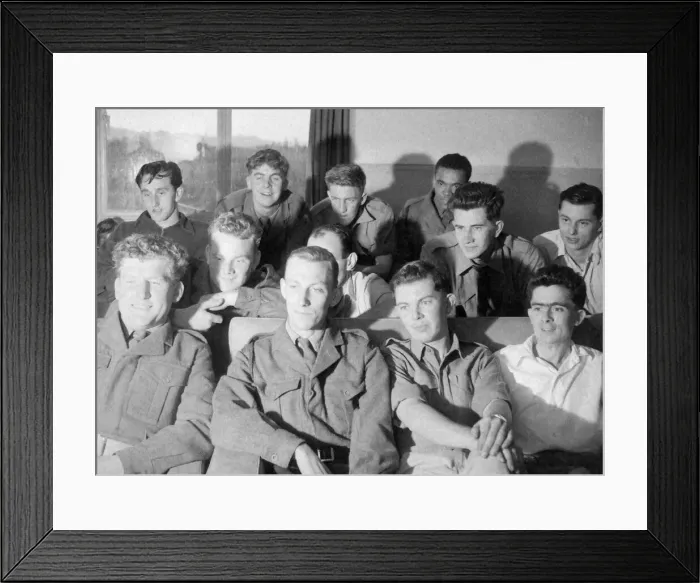 Framed Print : Television is one of the Armys weapons in the fight against boredom Framed Print : Television is one of the Armys weapons in the fight against boredom