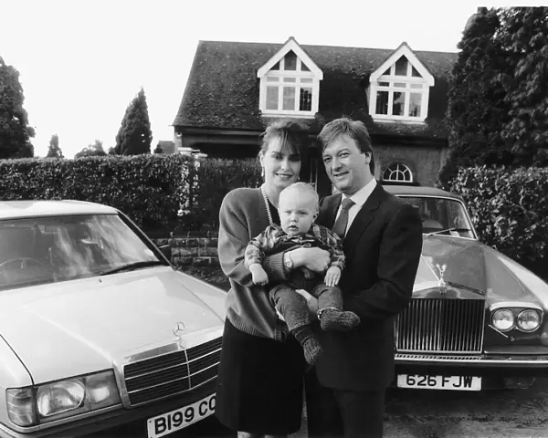 Frank Warren Boxing Promoter with wife Susan and baby Francis DBASE MSI