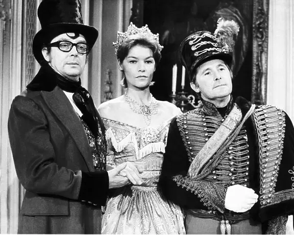 Morecambe and Wise Comedians with Glenda Jackson on The Morecambe