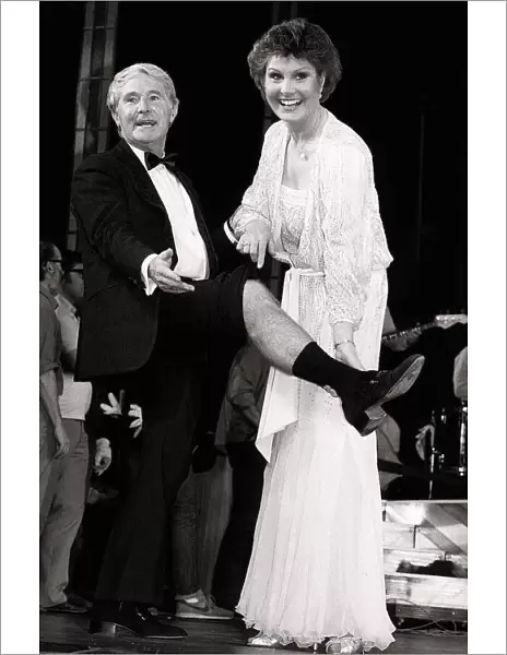Angela Rippon former BBC news reader and Ernie Wise entertainer in a special Bring Me
