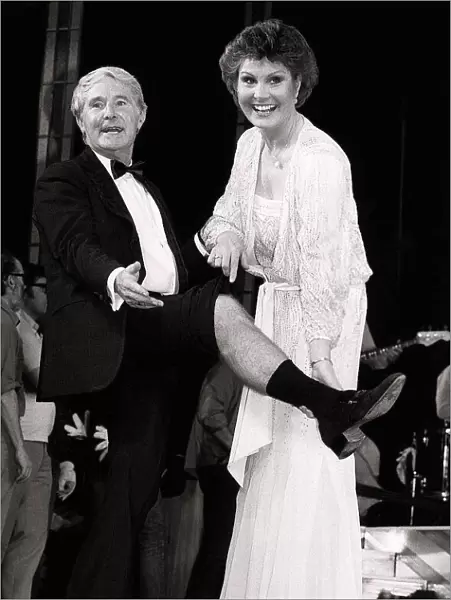 Angela Rippon former BBC news reader and Ernie Wise entertainer in a special Bring Me
