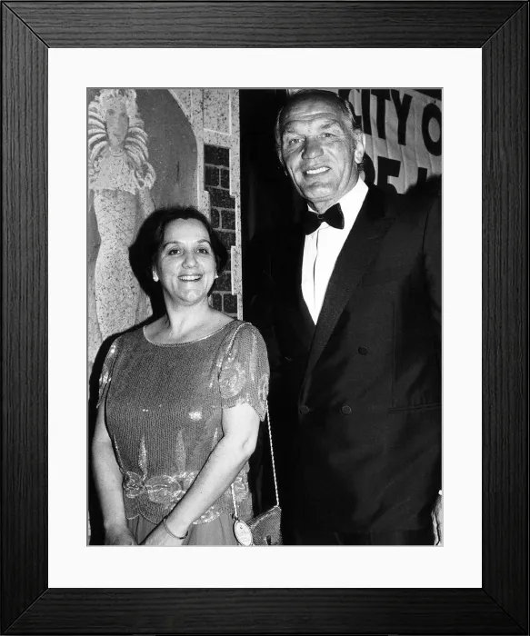 Framed Print : Henry Cooper and his wife Albina at Berkley Square Ball dbase Framed Print : Henry Cooper and his wife Albina at Berkley Square Ball dbase