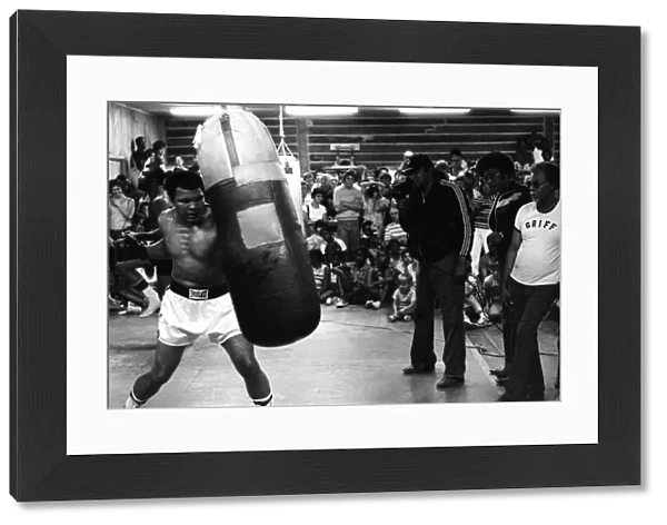 Muhammad Ali Boxer August 1978 training for the fight with Leon Spinks