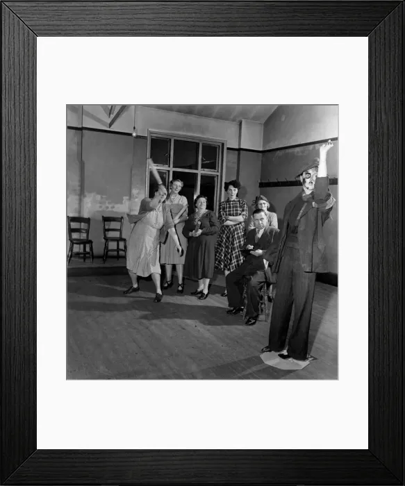 Framed Print : Members of the Rolling Pin Club, Wolverhampton. Membeers see how far they can throw a Framed Print : Members of the Rolling Pin Club, Wolverhampton. Membeers see how far they can throw a