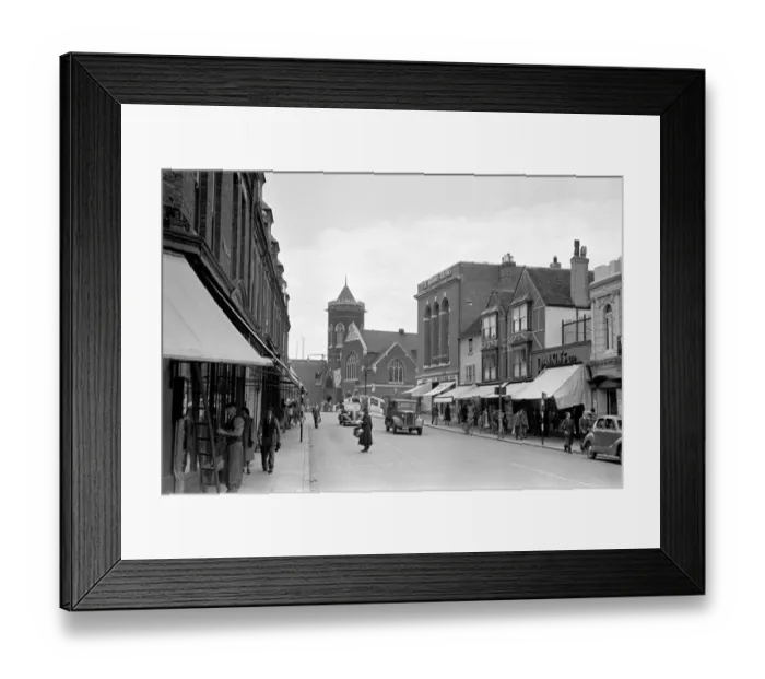 Framed Print : Ruggles. Chelmsford, Essex Street Scenes. June 1952 C3017 Framed Print : Ruggles. Chelmsford, Essex Street Scenes. June 1952 C3017