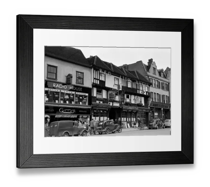 Framed Print : Colchester. Essex, street scenes. June 1952 C3016 Framed Print : Colchester. Essex, street scenes. June 1952 C3016