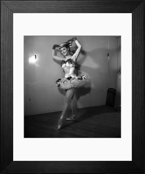 Framed Print : Dancer Jane Shore as the Bride of the Waterfall. April C1855-001 Framed Print : Dancer Jane Shore as the Bride of the Waterfall. April C1855-001