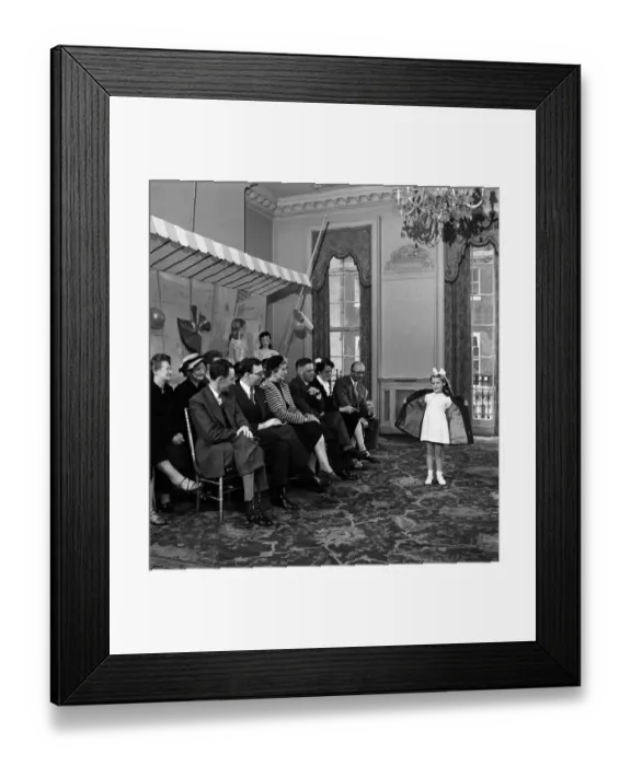 Framed Print : Tots to Teenage'fashion Show. June 1952 C3056 Framed Print : Tots to Teenage'fashion Show. June 1952 C3056