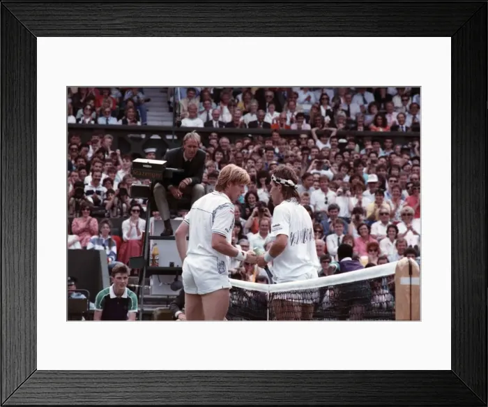 Framed Print : Wimbledon Tennis. Boris Becker. June 1988 88-3488-050 Framed Print : Wimbledon Tennis. Boris Becker. June 1988 88-3488-050