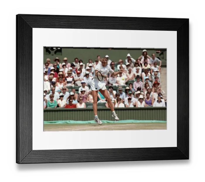 Framed Print : Wimbledon. Steffi Graf. July 1991 91-4353-047 Framed Print : Wimbledon. Steffi Graf. July 1991 91-4353-047