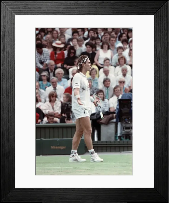 Framed Print : Wimbledon Tennis. Pat Cash. June 1988 88-3488-001 Framed Print : Wimbledon Tennis. Pat Cash. June 1988 88-3488-001
