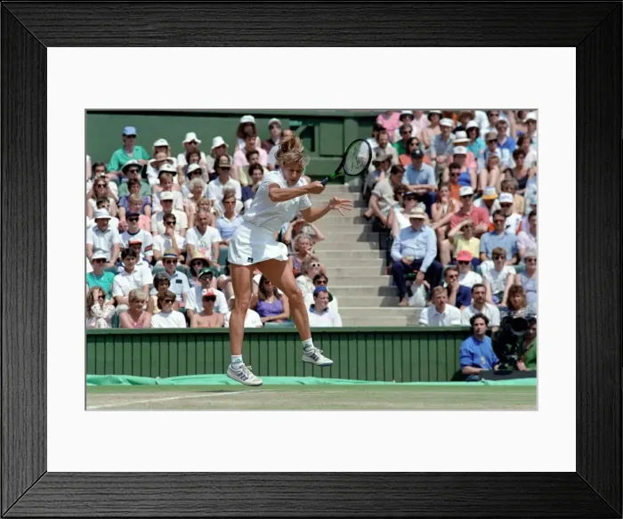 Framed Print : Wimbledon. Steffi Graf. July 1991 91-4353-020 Framed Print : Wimbledon. Steffi Graf. July 1991 91-4353-020
