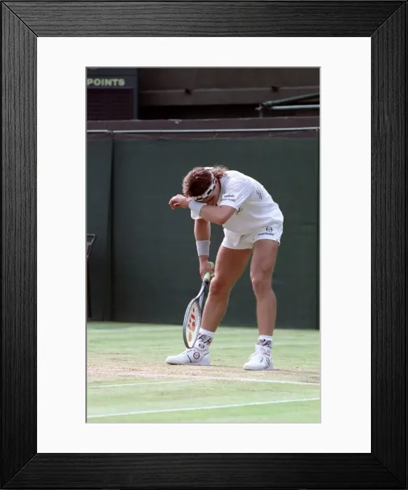 Framed Print : Wimbledon Tennis. Pat Cash. June 1988 88-3488-071 Framed Print : Wimbledon Tennis. Pat Cash. June 1988 88-3488-071
