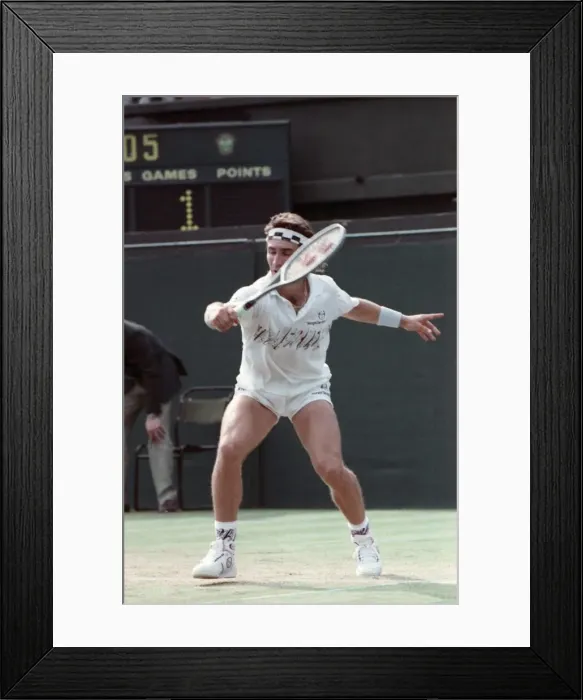 Framed Print : Wimbledon Tennis. Boris Becker. June 1988 88-3488-070