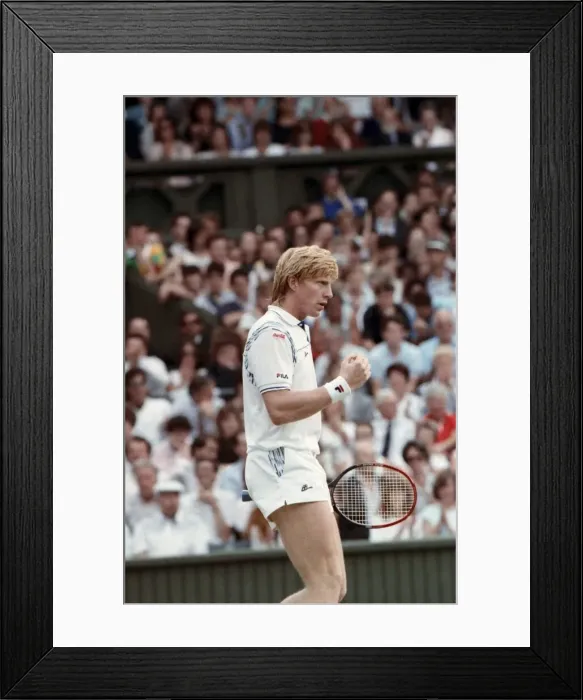 Framed Print : Wimbledon Tennis. Boris Becker. June 1988 88-3488-005 Framed Print : Wimbledon Tennis. Boris Becker. June 1988 88-3488-005