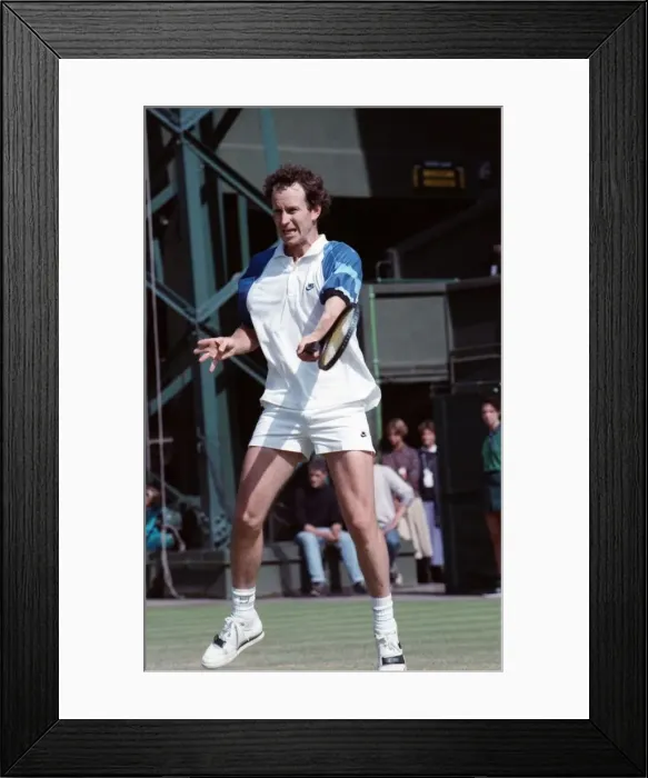 Framed Print : Wimbledon Tennis. John McEnroe. June 1989 89-3896-021 Framed Print : Wimbledon Tennis. John McEnroe. June 1989 89-3896-021