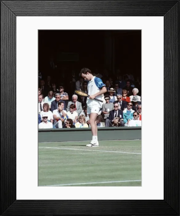 Framed Print : Wimbledon Tennis. John McEnroe. June 1989 89-3896-020 Framed Print : Wimbledon Tennis. John McEnroe. June 1989 89-3896-020