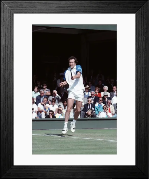 Framed Print : Wimbledon Tennis. John McEnroe. June 1989 89-3896-019 Framed Print : Wimbledon Tennis. John McEnroe. June 1989 89-3896-019