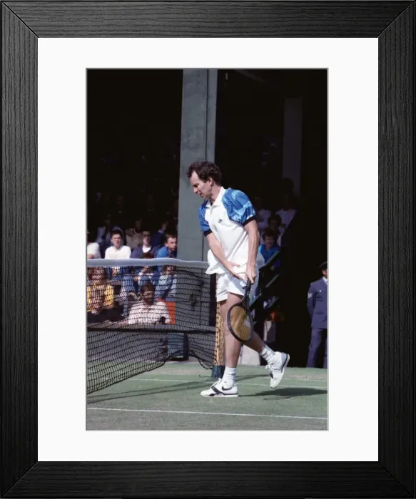 Framed Print : Wimbledon Tennis. John McEnroe. June 1989 89-3896-011 Framed Print : Wimbledon Tennis. John McEnroe. June 1989 89-3896-011