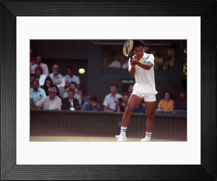 Framed Print : All England Lawn Tennis Championships at Wimbledon Michael Chang in action during