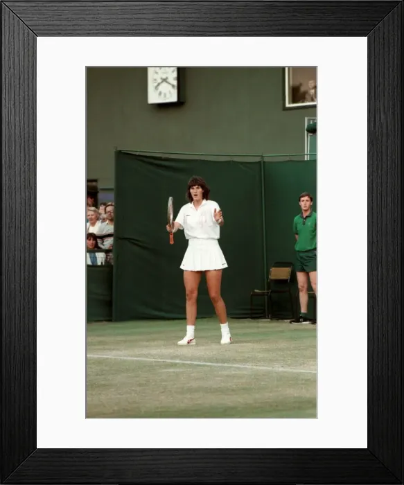 Framed Print : All England Lawn Tennis Championships at Wimbledon Action during the Mens Singles Framed Print : All England Lawn Tennis Championships at Wimbledon Action during the Mens Singles