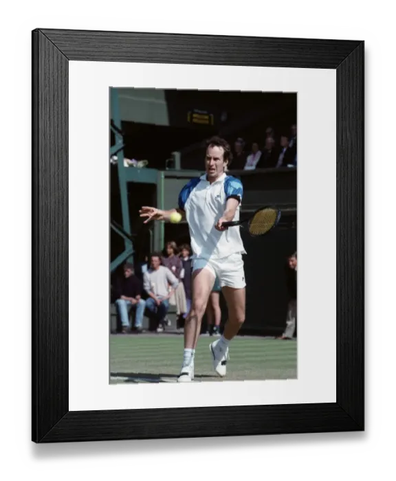 Framed Print : Wimbledon Tennis. John McEnroe. June 1989 89-3896-018 Framed Print : Wimbledon Tennis. John McEnroe. June 1989 89-3896-018