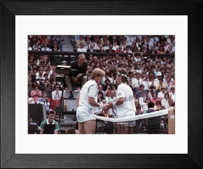 Framed Print : Wimbledon Tennis. Boris Becker. June 1988 88-3488-049 Framed Print : Wimbledon Tennis. Boris Becker. June 1988 88-3488-049