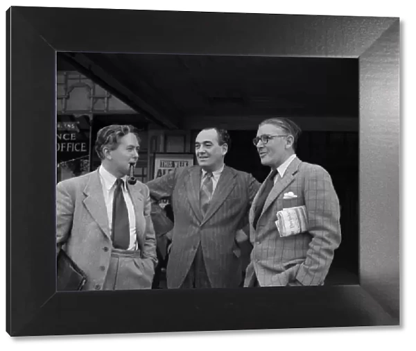 Labour Party Conference. Harold Wilson, Tom Driberg, R. H. S. Crossman