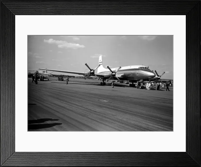 Framed Print : Farnborough Airshow. Bristol Brittania. September 1952 C4316a-018 Framed Print : Farnborough Airshow. Bristol Brittania. September 1952 C4316a-018