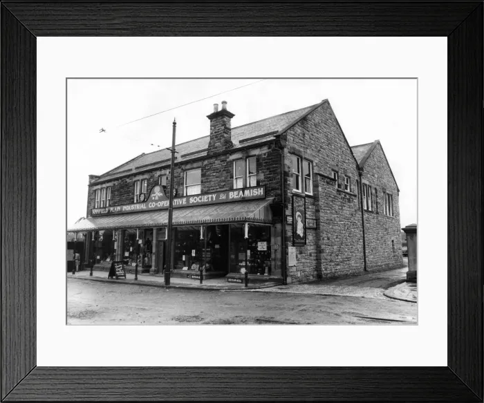 Framed Print : The Annfield Plain Co-op relocated at Beamish Museum Framed Print : The Annfield Plain Co-op relocated at Beamish Museum
