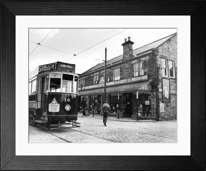 Framed Print : The Annfield Plain Co-op relocated at Beamish Museum Framed Print : The Annfield Plain Co-op relocated at Beamish Museum