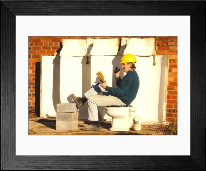 Framed Print : The mens toilets at Backworth Club are to be given to Beamish Museum as they date back to Framed Print : The mens toilets at Backworth Club are to be given to Beamish Museum as they date back to