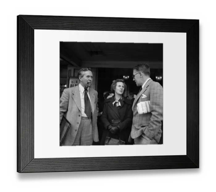 Framed Print : Labour Party Conference. Harold Wilson, Mrs. Mary Wilson and R. H. S. Crossman Framed Print : Labour Party Conference. Harold Wilson, Mrs. Mary Wilson and R. H. S. Crossman