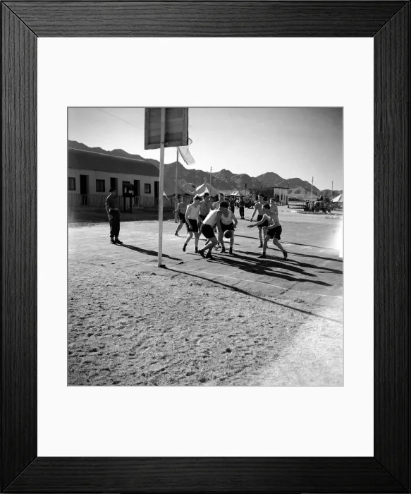 Framed Print : British soldiers enjoy some time off in Aqaba, Jordan. March 1952 C1292-001 Framed Print : British soldiers enjoy some time off in Aqaba, Jordan. March 1952 C1292-001