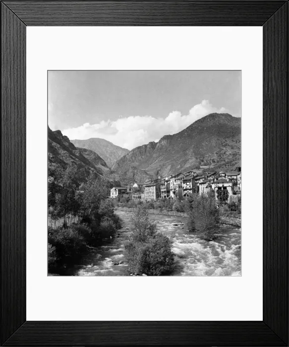 Framed Print : General scenes from the principality of Andorra in the Pyrenees mountain range Framed Print : General scenes from the principality of Andorra in the Pyrenees mountain range
