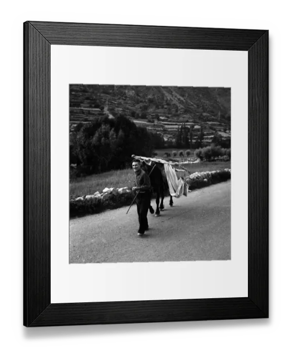 Framed Print : General scenes from the principality of Andorra in the Pyrenees mountain range