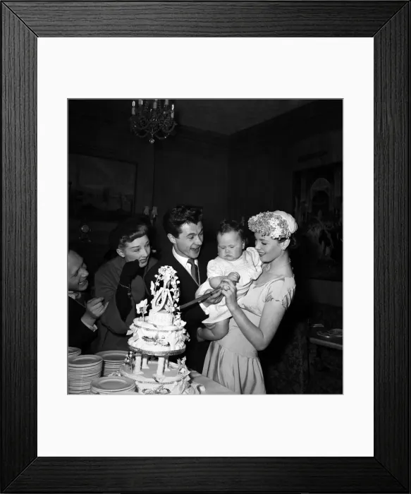 Framed Print : Wedding of actor Bryan Forbes and film actress Constance Smith - Katina Noble Framed Print : Wedding of actor Bryan Forbes and film actress Constance Smith - Katina Noble