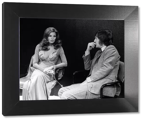 Raquel Welch with interviewer Michael Parkinson 1972