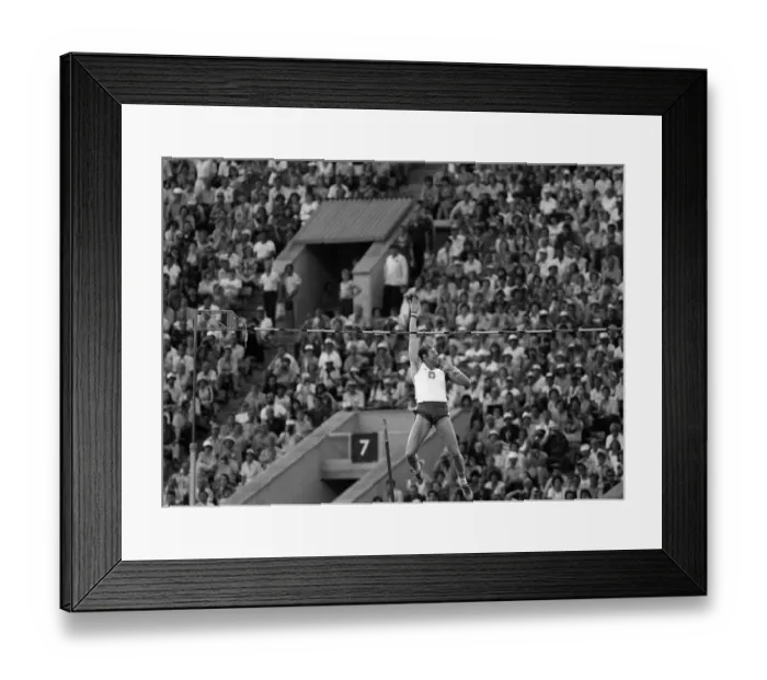Framed Print : Moscow Olympic Games July1980 Wladyslaw kozakiewicz Sport Athletics Action pole