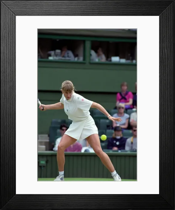 Framed Print : Wimbledon Tennis. Zina Garrison v. Steffi Graf. July 1991 91-4197-167 Framed Print : Wimbledon Tennis. Zina Garrison v. Steffi Graf. July 1991 91-4197-167