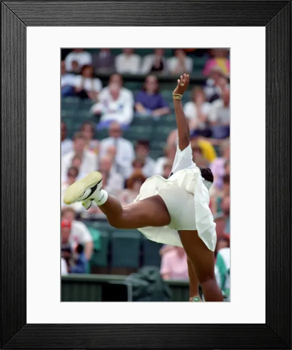 Framed Print : Wimbledon Tennis. Steffi Graf. July 1991 91-4197-125 Framed Print : Wimbledon Tennis. Steffi Graf. July 1991 91-4197-125